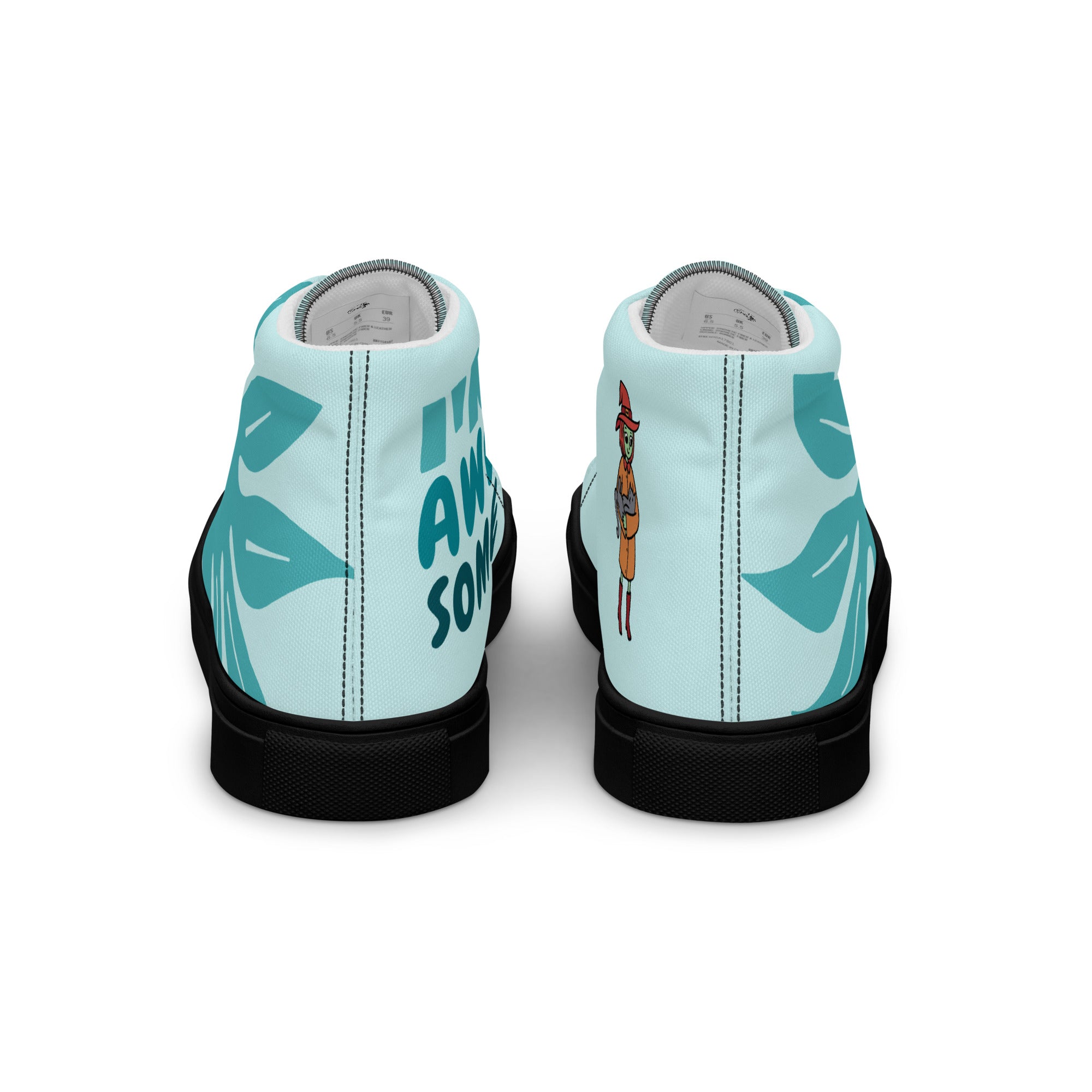 Women’s high top canvas shoes