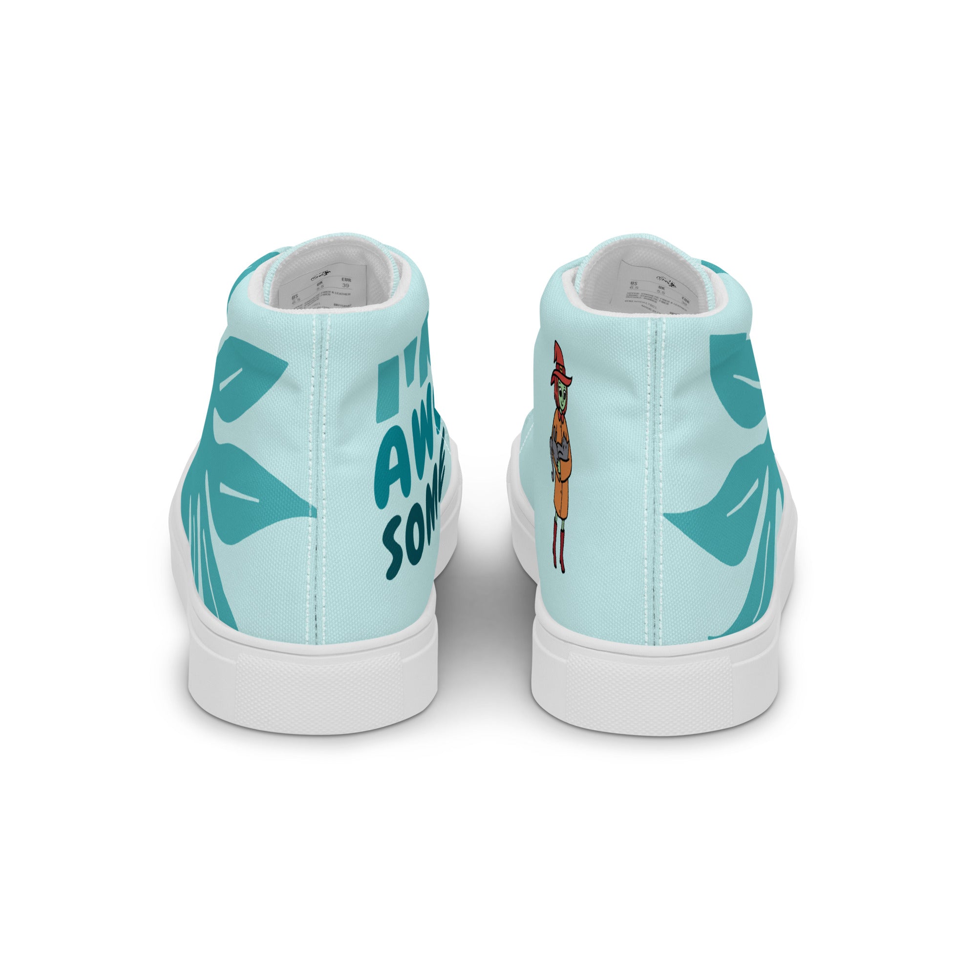 Women’s high top canvas shoes