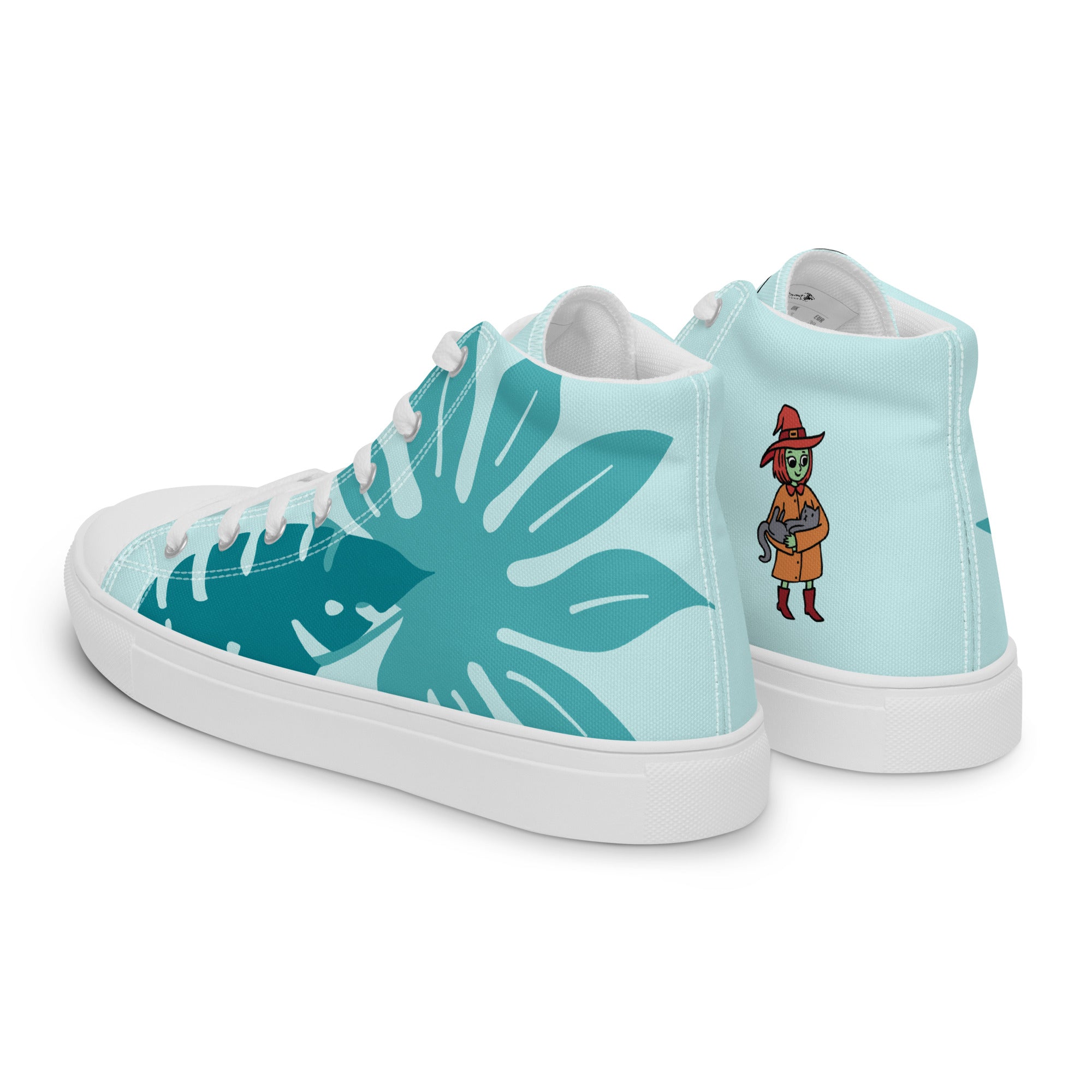 Women’s high top canvas shoes