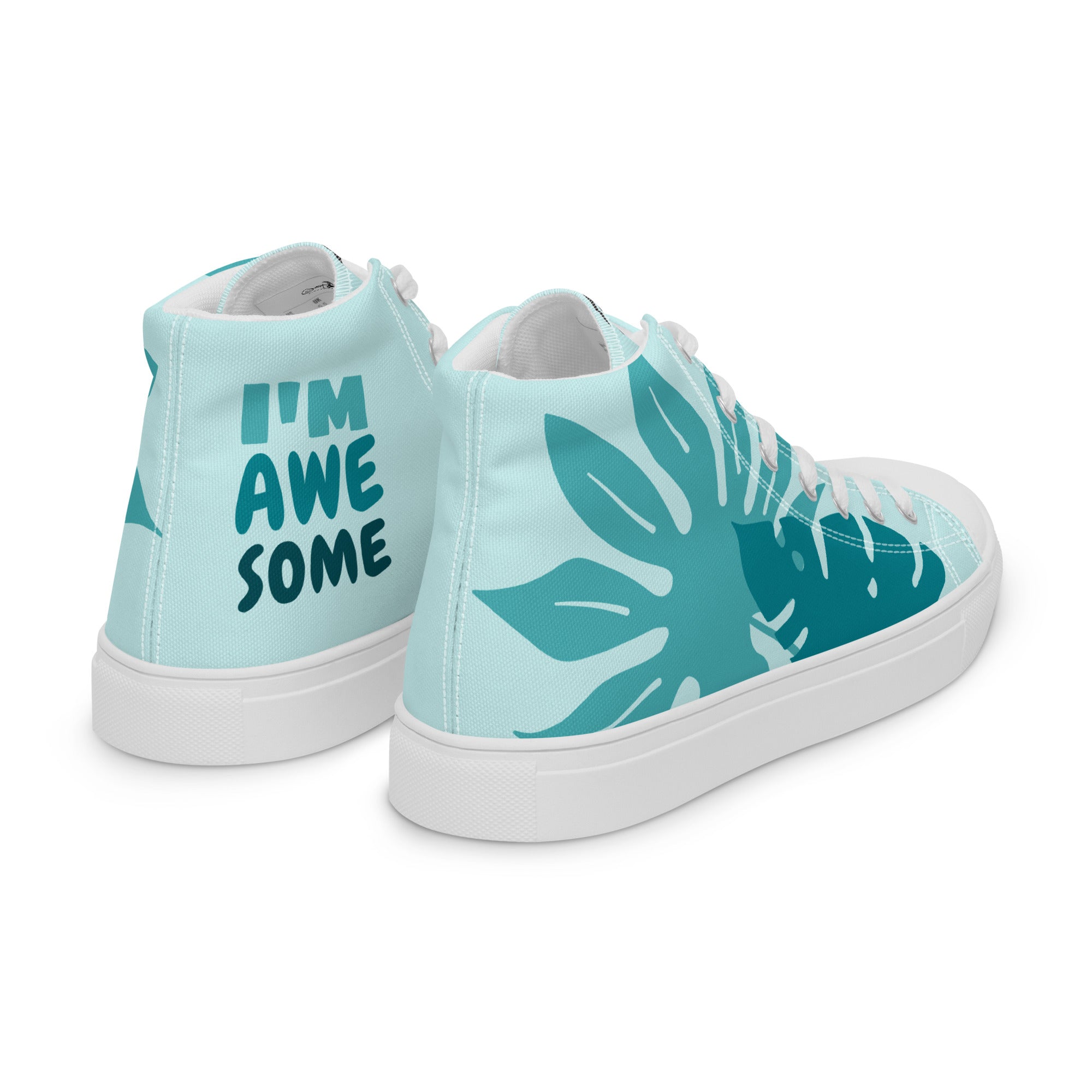 Women’s high top canvas shoes